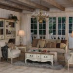 Phòng khách ấm cúng theo phong cách của Pháp Provence