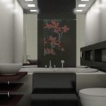 Salle de bain de style japonais
