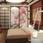 Japon Tarzı Küçük Yatak Odası Tasarımı