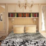 10 metrekarelik klasik bir yatak odası tasarımı
