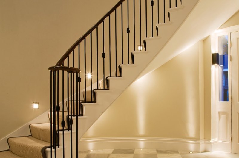 Interior staircase lights