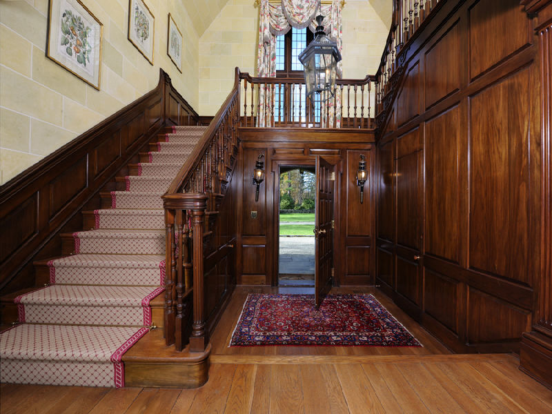 Massive British style staircase