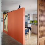 İmar mutfak oturma odası turuncu bölüm