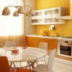 Mutfak iç sarı duvar