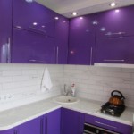 Fasad ungu perabot dapur