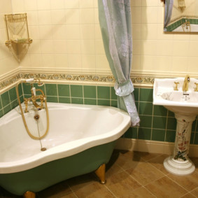 Conception de salle de bain de style classique