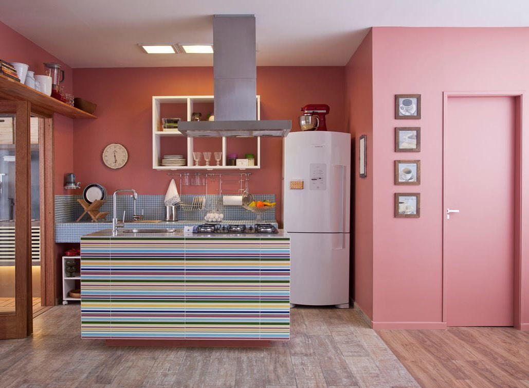 لون الجدران في ديكور صور المطبخ