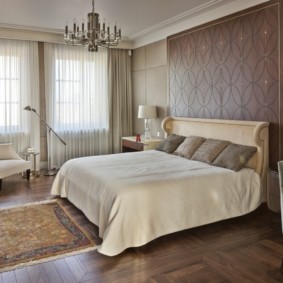 neoklasik yatak odası dekorasyon