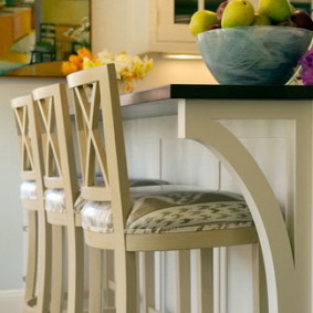 scaune de bar pentru idei de decor de bucătărie