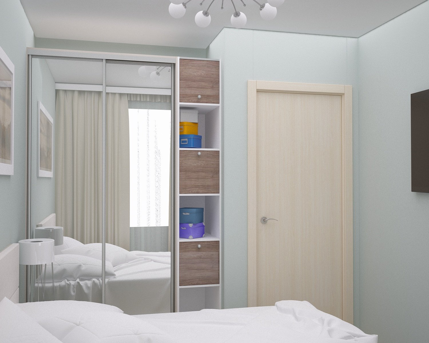 yatak odası fikirleri tasarım için dolap