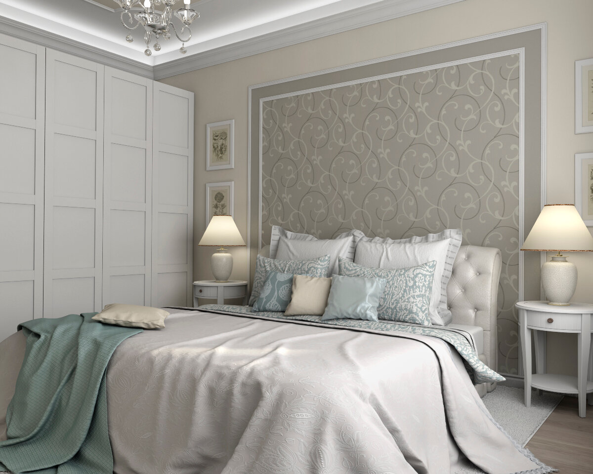 yatak odası tasarımı 12 metrekare klasik