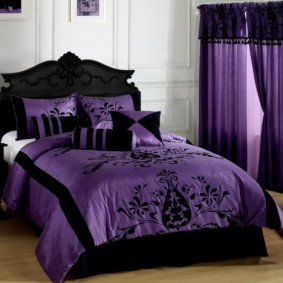 photo de types de chambre violette