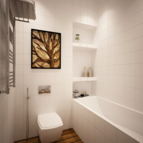 Salle de bain moderne minimaliste
