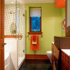 Skaista vannas istaba ar nelielu logu