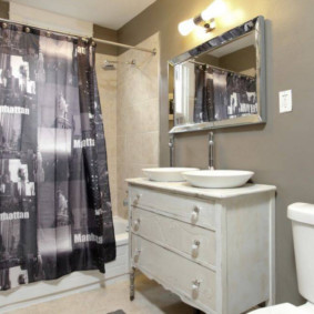 Rideaux de salle de bain imprimé photo