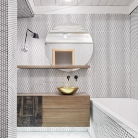 intérieur de salle de bain de style minimaliste