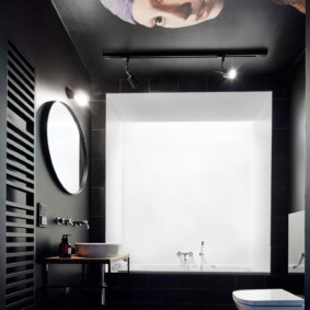 Thiết kế nhà vệ sinh màu đen