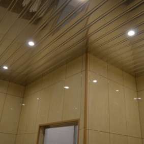 الأضواء راحة في سقف الحمام