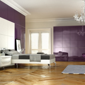 idées de photo d'intérieur chambre violette