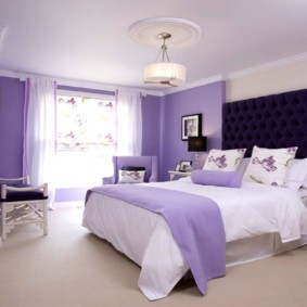 idées de décoration intérieure chambre violette