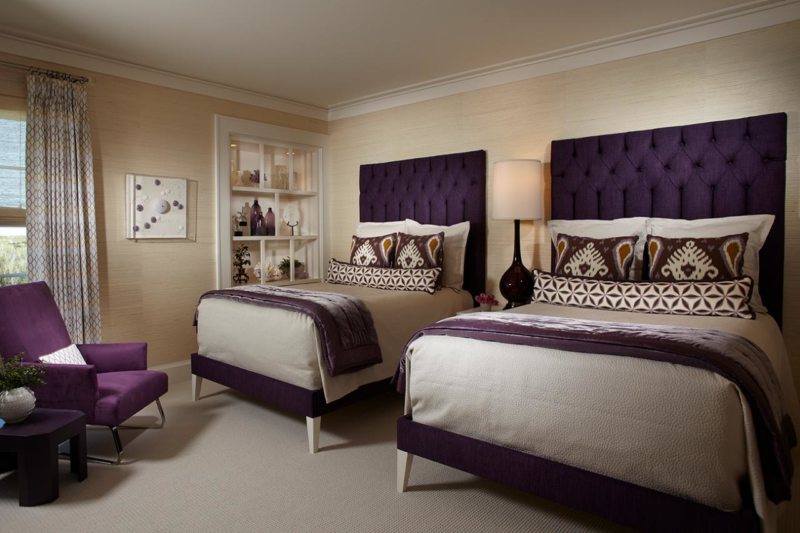 options de chambre violette