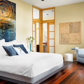 Feng Shui yatak odası iç tasarım fotoğraf