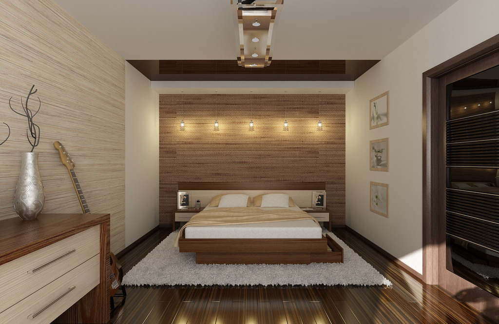 Feng Shui yatak odası iç fotoğraf tasarımı