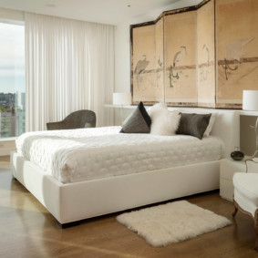 Feng Shui yatak odası iç tasarım fikirleri
