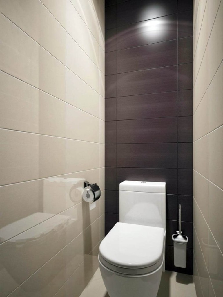 Kruşçev'de minimalist tarzda tuvalet