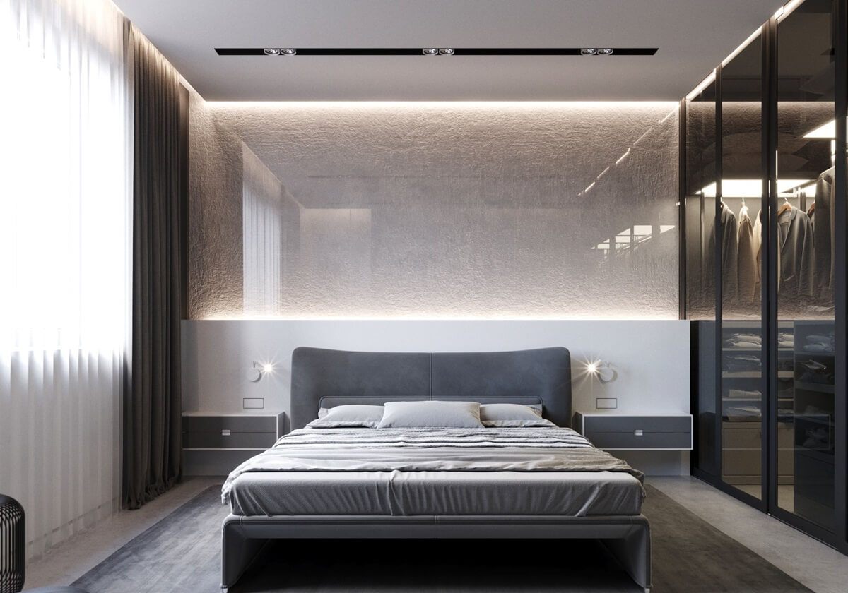 lit de chambre minimaliste