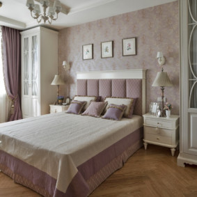 neoklasik yatak odası laminat