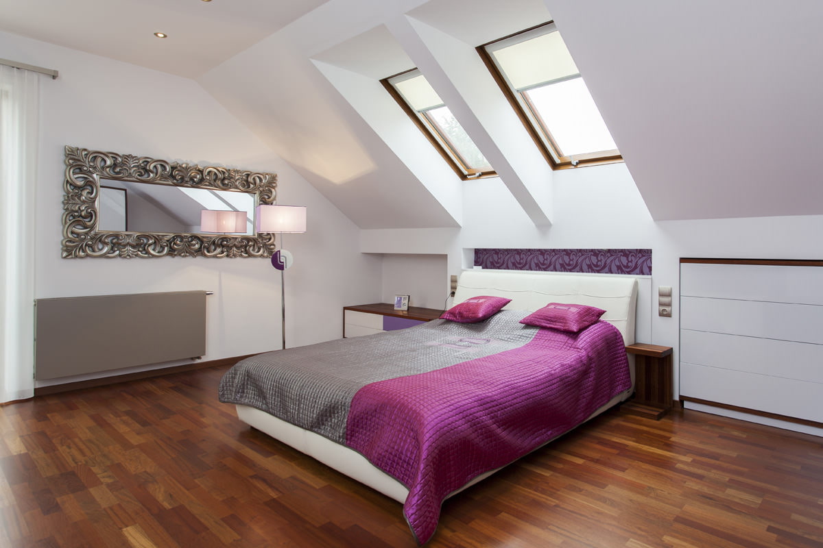 tavan yatak odası fotoğraf tasarımı