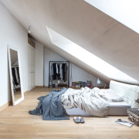 tavan yatak odası iç fotoğraf