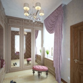 rideaux dans le couloir dans un décor photo de maison privée
