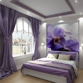 chambre lilas