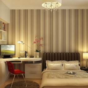 modern yatak odası 12 sq. m.