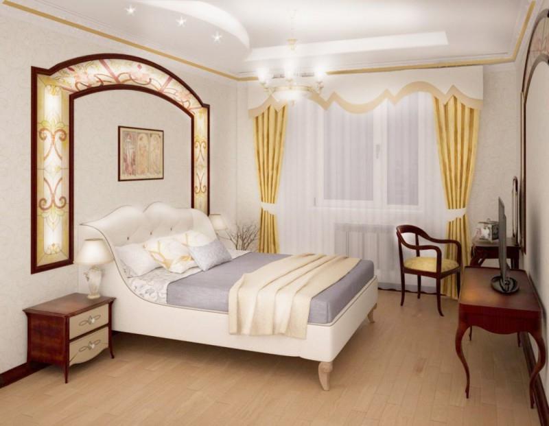Art Nouveau yatak odası iç fikirleri