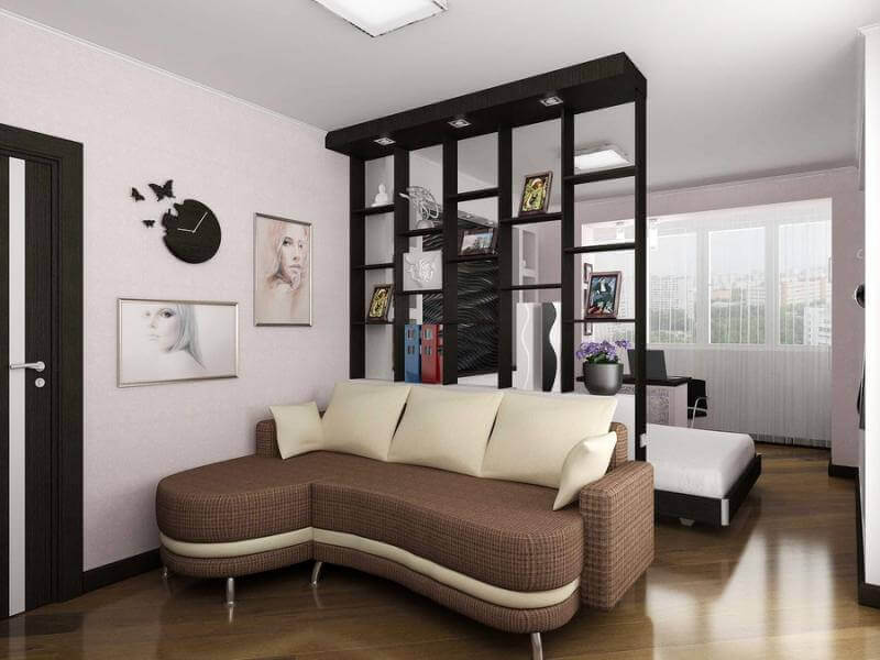 yatak odası oturma odası 17 m2 iç tasarım
