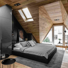 tavan yatak odası tasarım fotoğraf