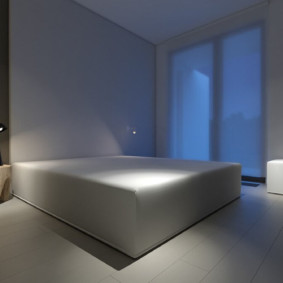 yüksek teknoloji yatak odası iç tasarım