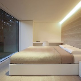 trang trí phòng ngủ tối giản