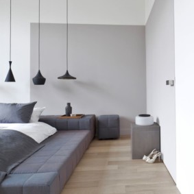 minimalizm tarzı yatak odası fotoğraf tasarımı