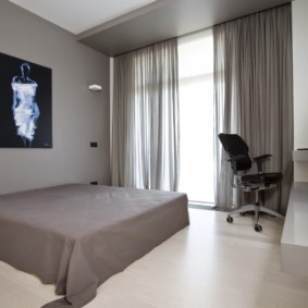 minimalizm tarzı yatak odası fotoğraf dekorasyon