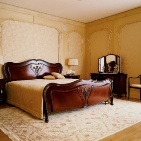 Art Nouveau yatak odası fotoğrafı