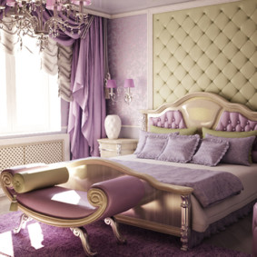 Art Nouveau yatak odası fotoğrafı iç