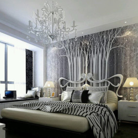 Art Nouveau yatak odası fotoğraf dekorasyonu