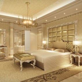 neoklasik yatak odası tasarımı