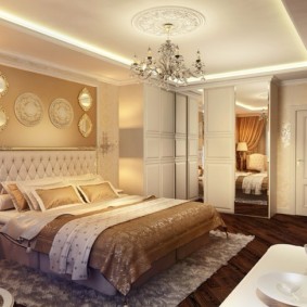 neoklasik yatak odası dekor fikirleri