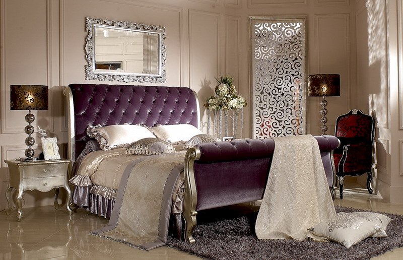 neoklasik yatak odası tasarım fikirleri