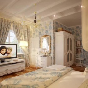 provence tarzı yatak odası